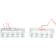 (image for) Driving/Fog LED Bar - 4 LED, 4" L, 2 pack