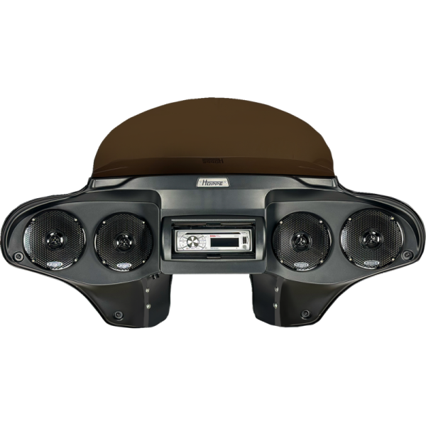 (image for) Hoppe Industries Quadzilla Single DIN Fairing for FLHR/FLHRXS