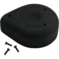 (image for) S&S Air Cleaner Cover for E&G Carb (Gloss Black)