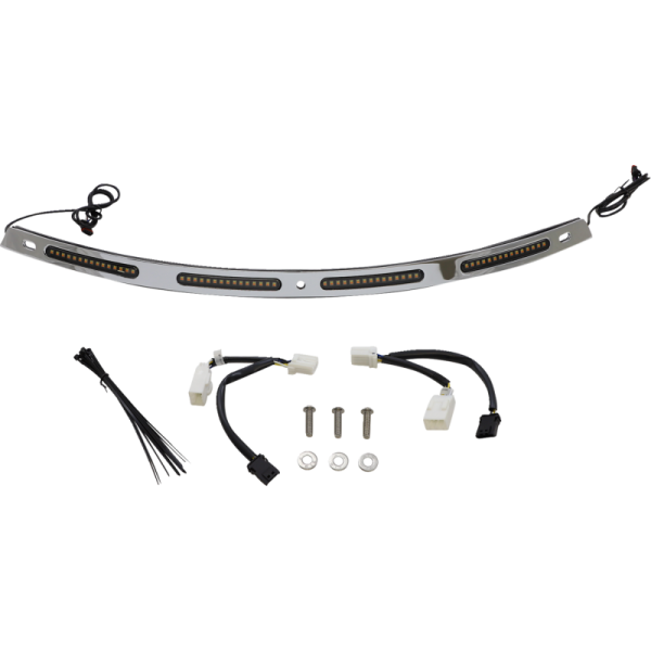 (image for) Custom Dynamics Windshield Trim LED Turn Signal Chrome