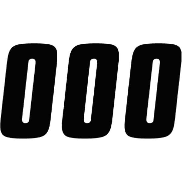 (image for) FACTORY EFFEX Factory Numbers - 7" Black - No. 0