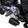 (image for) Twin Rail Mini Floorboards w/o Mounts, Chrome