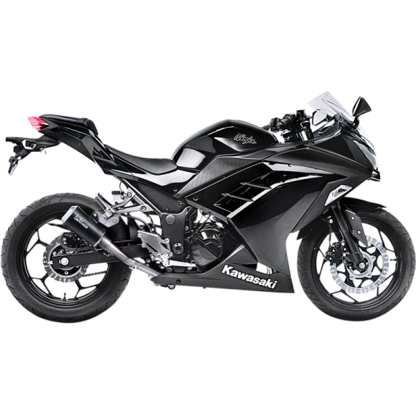 (image for) LEOVINCE LV-10 Black stainless steel Slip-On for KAWASAKI Ninja 300R/ABS 13-17