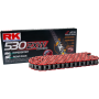 (image for) RK 530ZXW Colored Sealed Chain (Red) - 120 links