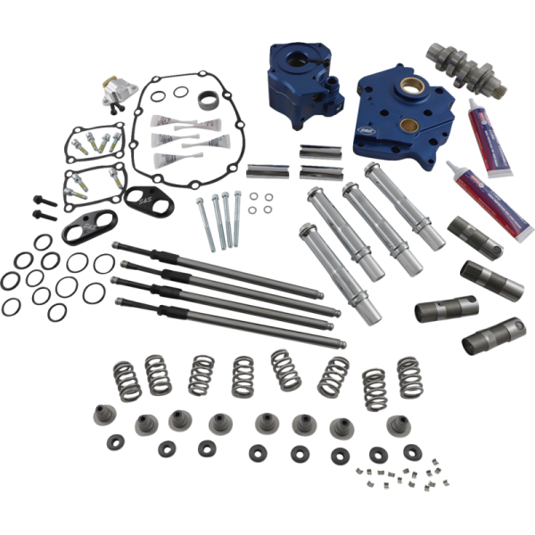 (image for) S&S CYCLE Camchest Kit with 540 Cam (Chrome Tubes)