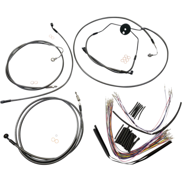 (image for) Black Pearl Handlebar Installation Kit (12"-14" Apes)