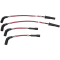 (image for) Braided Spark Plug Wires Red