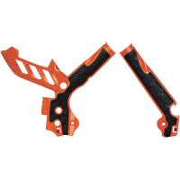 (image for) Acerbis X-Grip Frame Guard - KTM 125/150 SX 11-15, 250 SX/XC 11-16, SX-F/XC-F (all) 11-15, EXC/XCF-W/XC-W (all) 12-16 - Orange/black