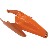 (image for) Rear Fender with Side Panels - 98-22 KTM orange
