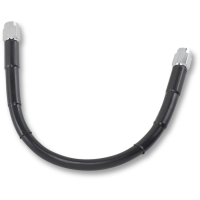 (image for) Black Vinyl-Coated Stainless Steel Brake Line 10"