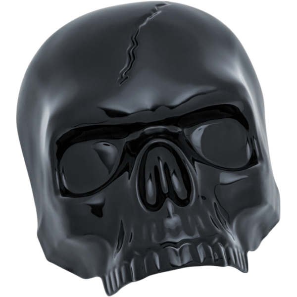 (image for) Horn Cover Black Chrome Skull