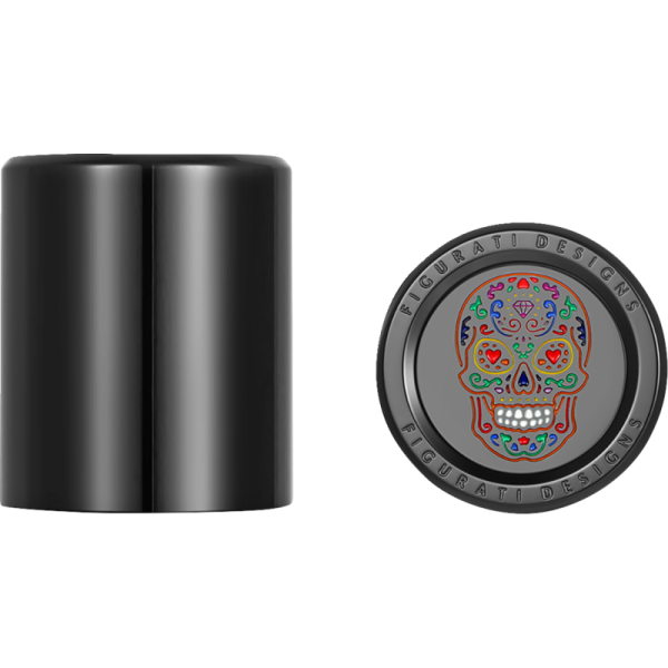 (image for) FIGURATI DESIGNS Docking Cover Black w/ Sugar Skull