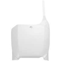 (image for) UFO Front Number Plate - White