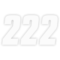 (image for) Factory Numbers - 4" White - No. 2