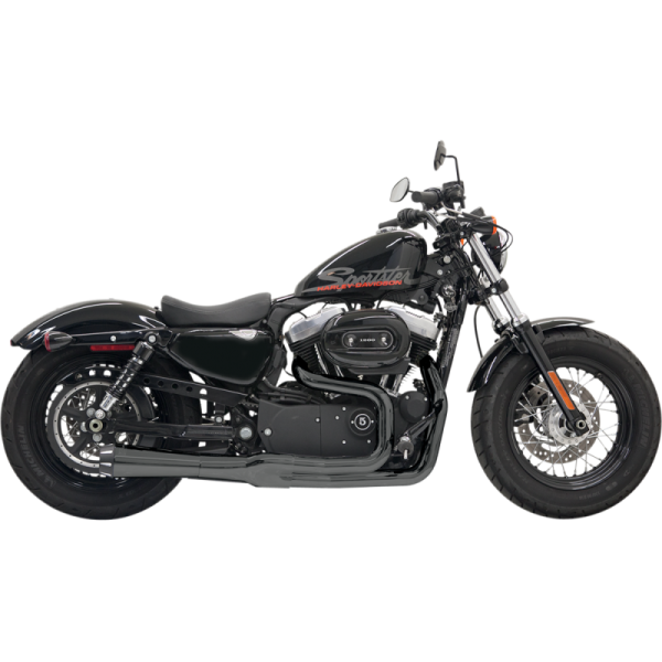(image for) BASSANI XHAUST Road Rage II Mega Power Exhaust System Black