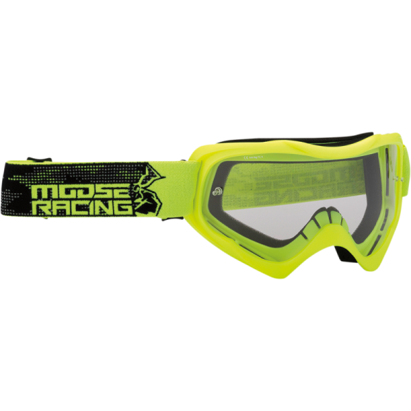 (image for) MOOSE RACING SOFTGOODS Moose Offroad Qualifier Agroid Goggle, Hi-Viz