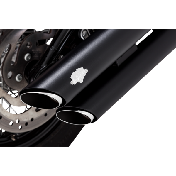 (image for) Vance & Hines PCX Twin Slash Slip-On Muffler Black