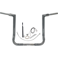 (image for) Fat Baggers Flat Top EZ Install Handlebar 16" Chrome