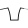 (image for) 1 1/4" Strip Handlebars, Gloss Black, 17" End Rise