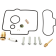 (image for) Carburetor Repair Kit for Husqvarna CR 250 99-04