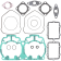 (image for) Vertex Full Top End Gasket Set - Ski-Doo MXZ X 440 Racing LC 04-06