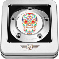 (image for) Timing Cover Mirror polished w/ sugar skull