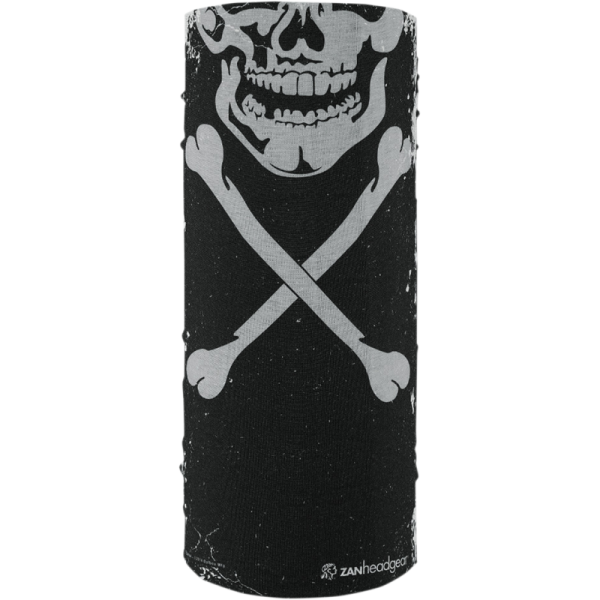 (image for) Zan Headgear Polyester Motley Tube - Skull X bones