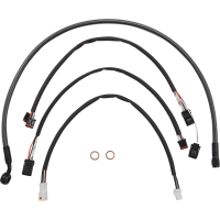 (image for) Black Pearl Handlebar Installation Kit (10" Apes)