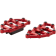 (image for) MX Passenger Floorboard, Red Anodized