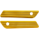 (image for) Arlen Ness 10-Gauge Saddlebag Hinge Cover - Gold