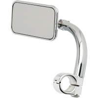 (image for) Rectangular Utility Mirror Chrome for 7/8" bars