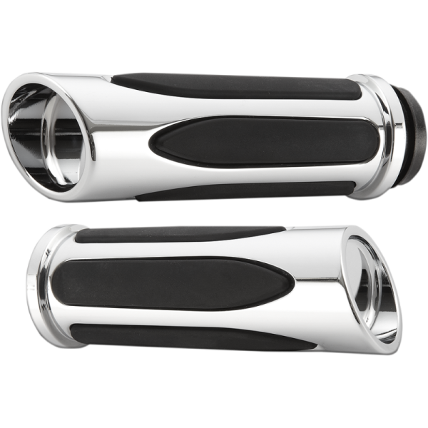 (image for) Arlen Ness Comfort Deep Cut Grips - Chrome - 24 FLHTK/FLTRK/FLHRXS