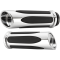 (image for) Comfort Deep Cut Grips - Chrome - 24 FLHTK/FLTRK/FLHRXS