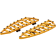 (image for) MX Driver Floorboard, Gold Anodized