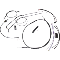 (image for) XR Stainless DOT Kit - Black w/ Black Fittings 10"-12"