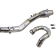 (image for) FMF Megabomb Stainless Head Pipe/Mid-Pipe - KTM 500 XCF-W