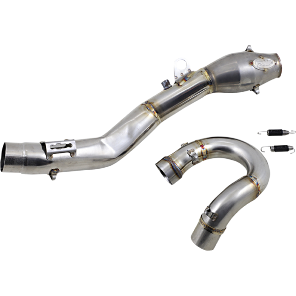 (image for) FMF Megabomb Stainless Head Pipe/Mid-Pipe - KTM 500 XCF-W