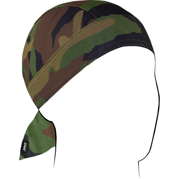 (image for) Zan Headgear Micro-Mesh Flydanna - Woodland camo