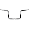 (image for) Chrome 1 1/4" Twin Round Handlebars, 10" End Rise