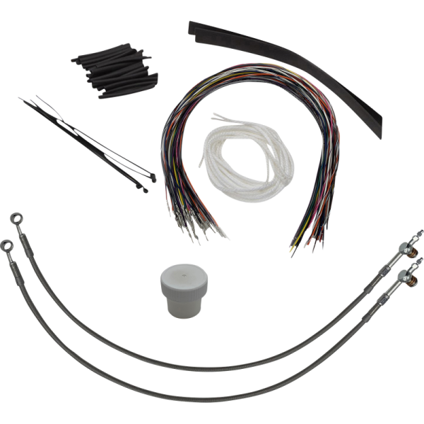 (image for) FAT BAGGERS INC EZ Install Kit Braided 16"