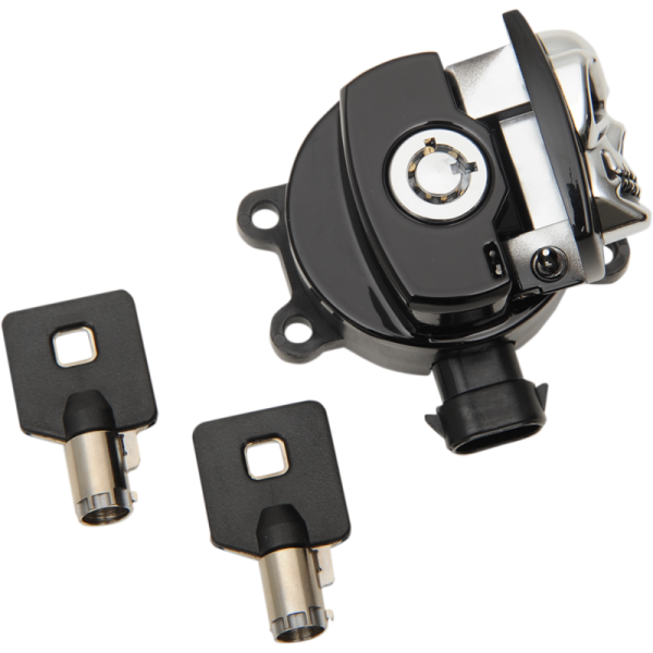 (image for) Drag Specialties Skull Ignition Switch Gloss Black