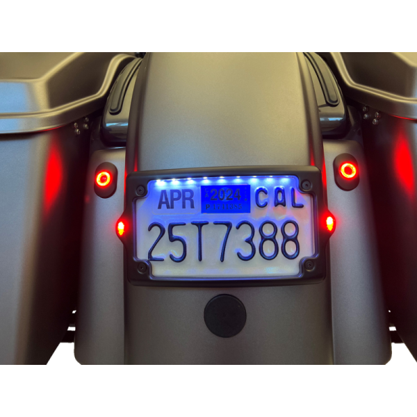 (image for) Kodlin Curved Elypse 3-1 LED License Plate Kit - Black