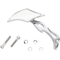 (image for) Gothic Mirror with Sculptured Flame Stem, Left side