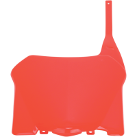 (image for) UFO Front Number Plate - 00-22 CR red
