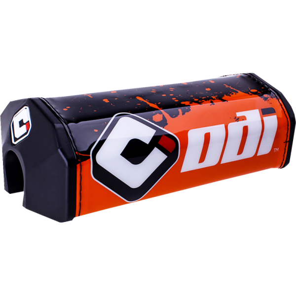(image for) ODI Oversized Handlebar Pad - Orange/black splatter