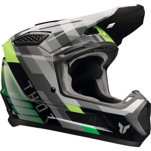 (image for) Thor Fleet Helmet - Camber - Black/Green - Size 2X