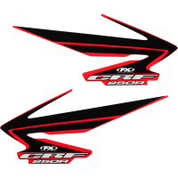 (image for) Factory Effex OEM Shroud and Tank/Shroud Graphics, Style 07 for CRF250R 04-09