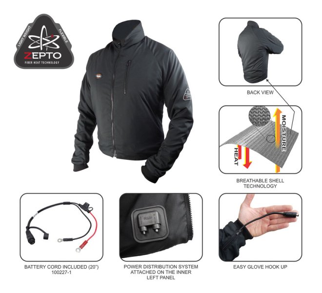 (image for) GEARS CANADA Gears Men's Gen-X4 Warm Tek Heated Jacket Liner - Size M