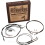 (image for) Burly Brand Black Handlebar Cable/Line Install Kit, For 16" Ape hanger bar