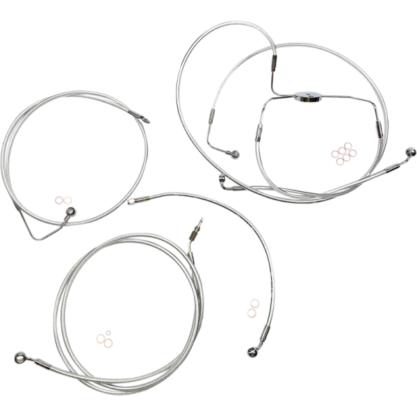 (image for) MAGNUM Sterling Chromite Handlebar Installation Kit (10" Apes)